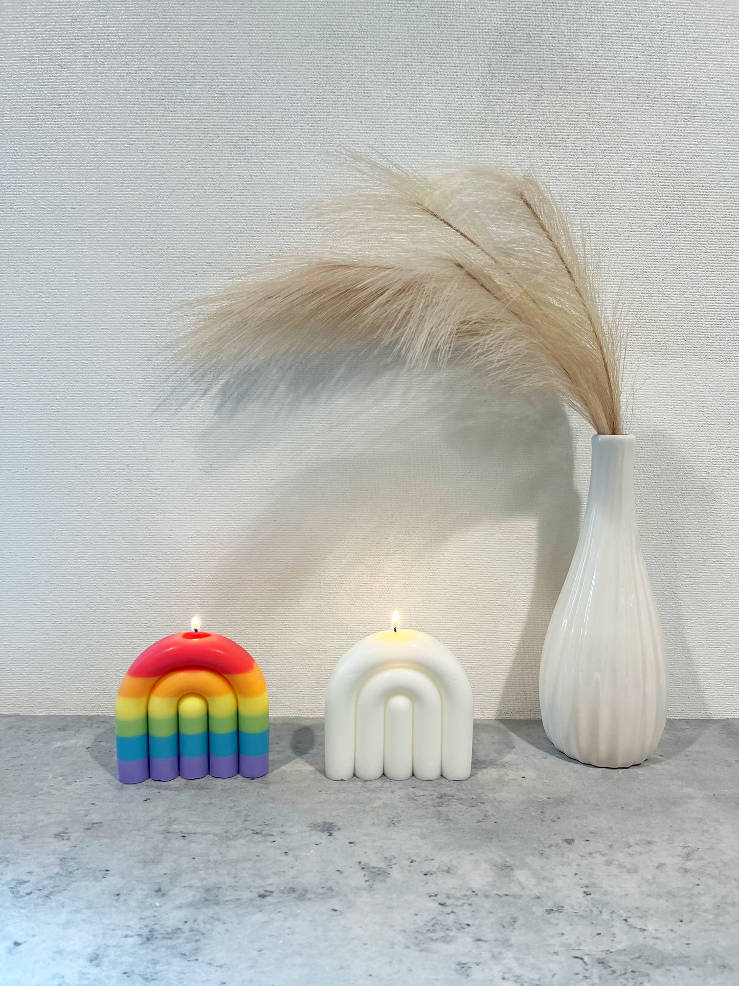 Rainbow Arch Candles